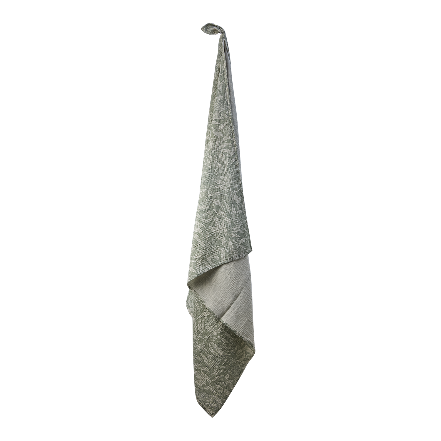 Duk - grønn/ beige 250 x 150 cm