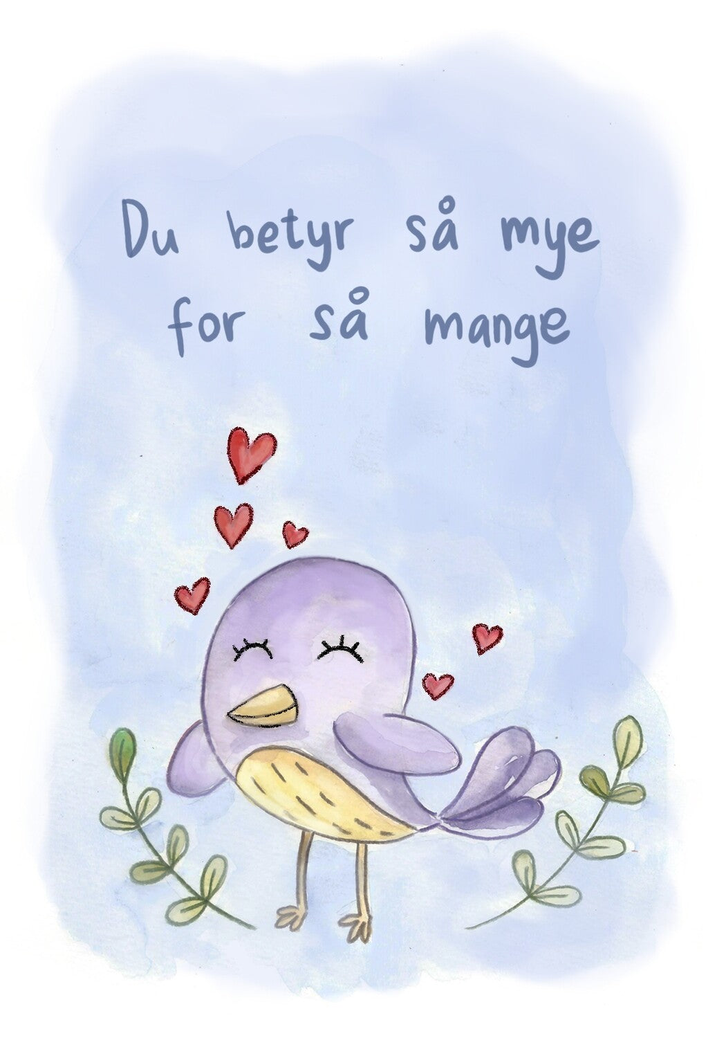 Hjertelys - Du betyr så mye for så mange