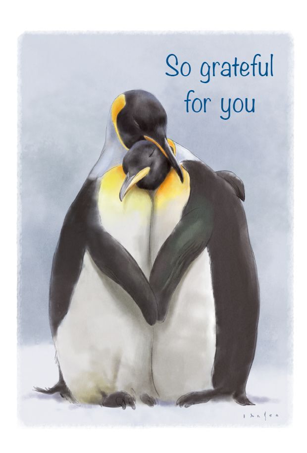 Kunstkort - So greatful for you