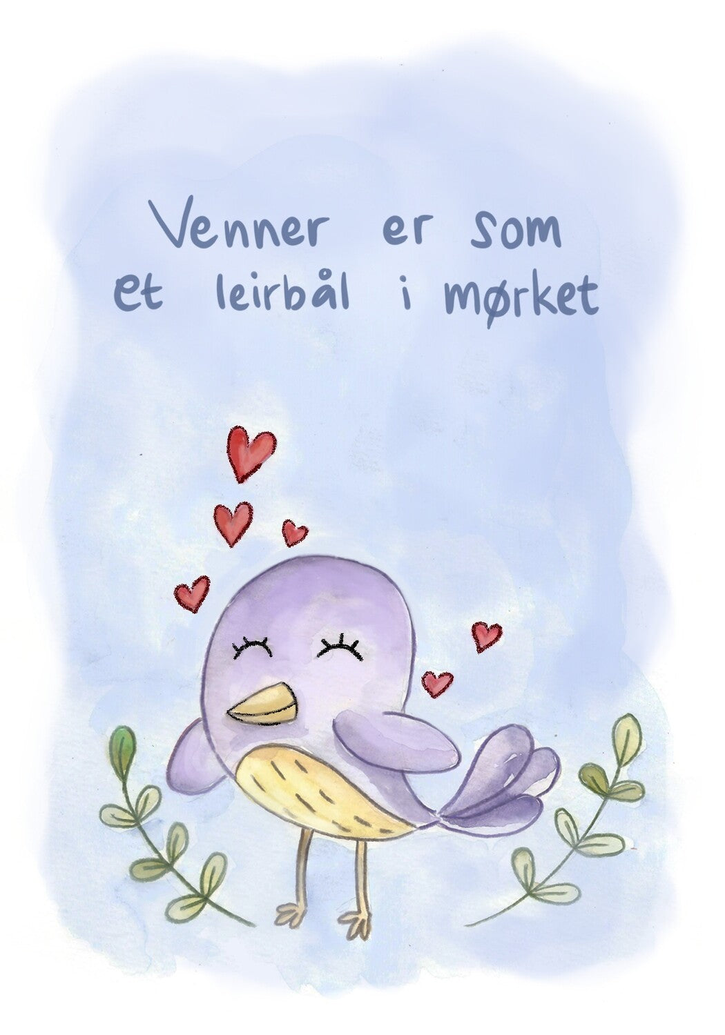 Hjertelys - Venner er som et leirbål i mørket